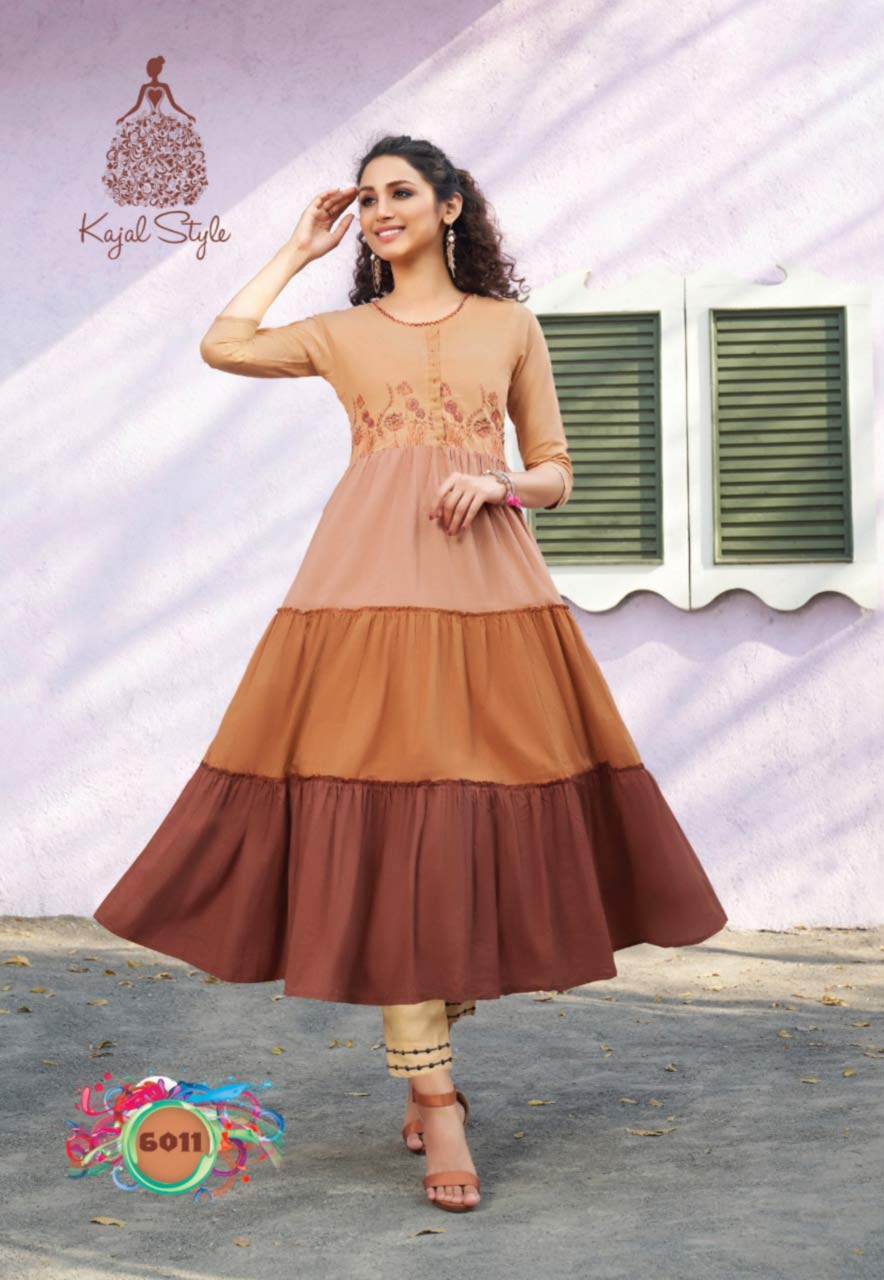 Kajal F Season's Vol-6 Wholesale Kurti Supplier Kajal F Season's Vol-6 Wholesale Kurti Supplier